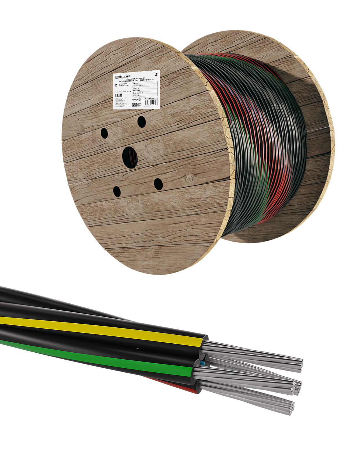 Cablu SIP-4 4x16-0,6/1 TU 27.32.13-003-43031784-2017 (GOST 31946) TDM
