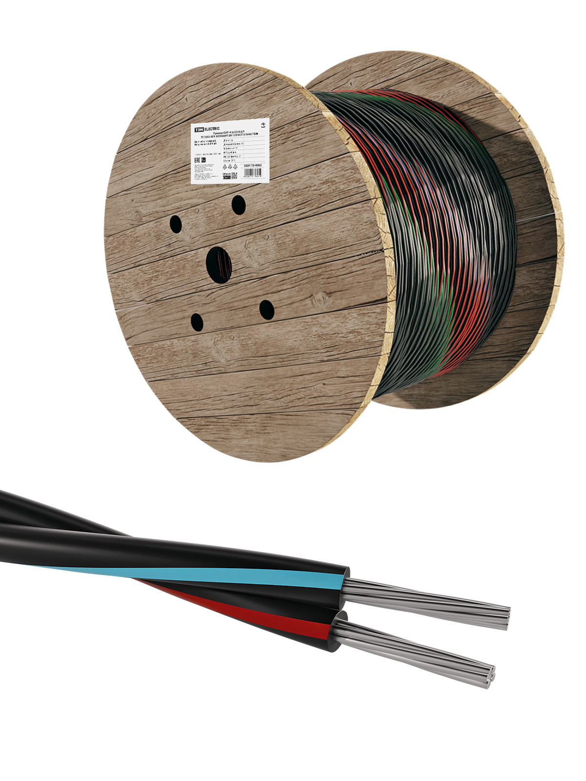 Cablu SIP-4 2x25-0,6/1 TU 27.32.13-003-43031784-2017 (GOST 31946) TDM