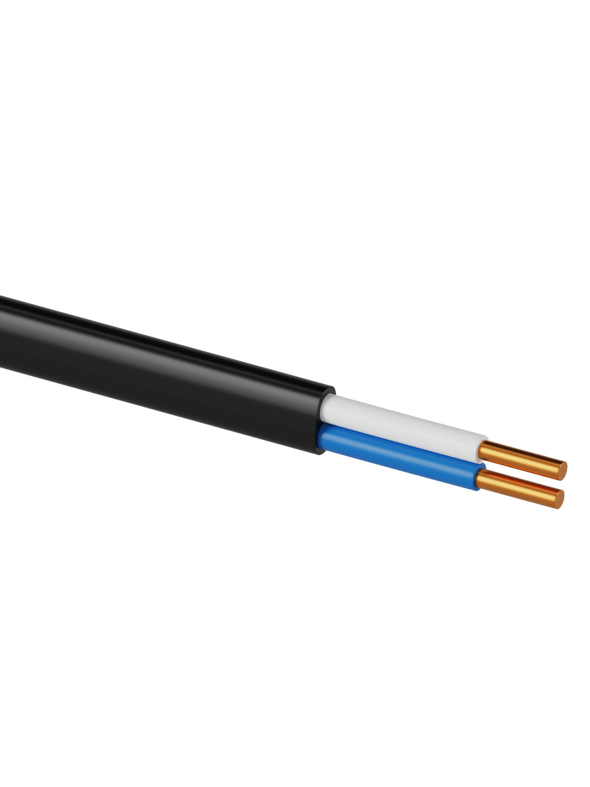Провід ВВГмб-П нг(А)-LS 2х2,5 220/380 (90м) Народний