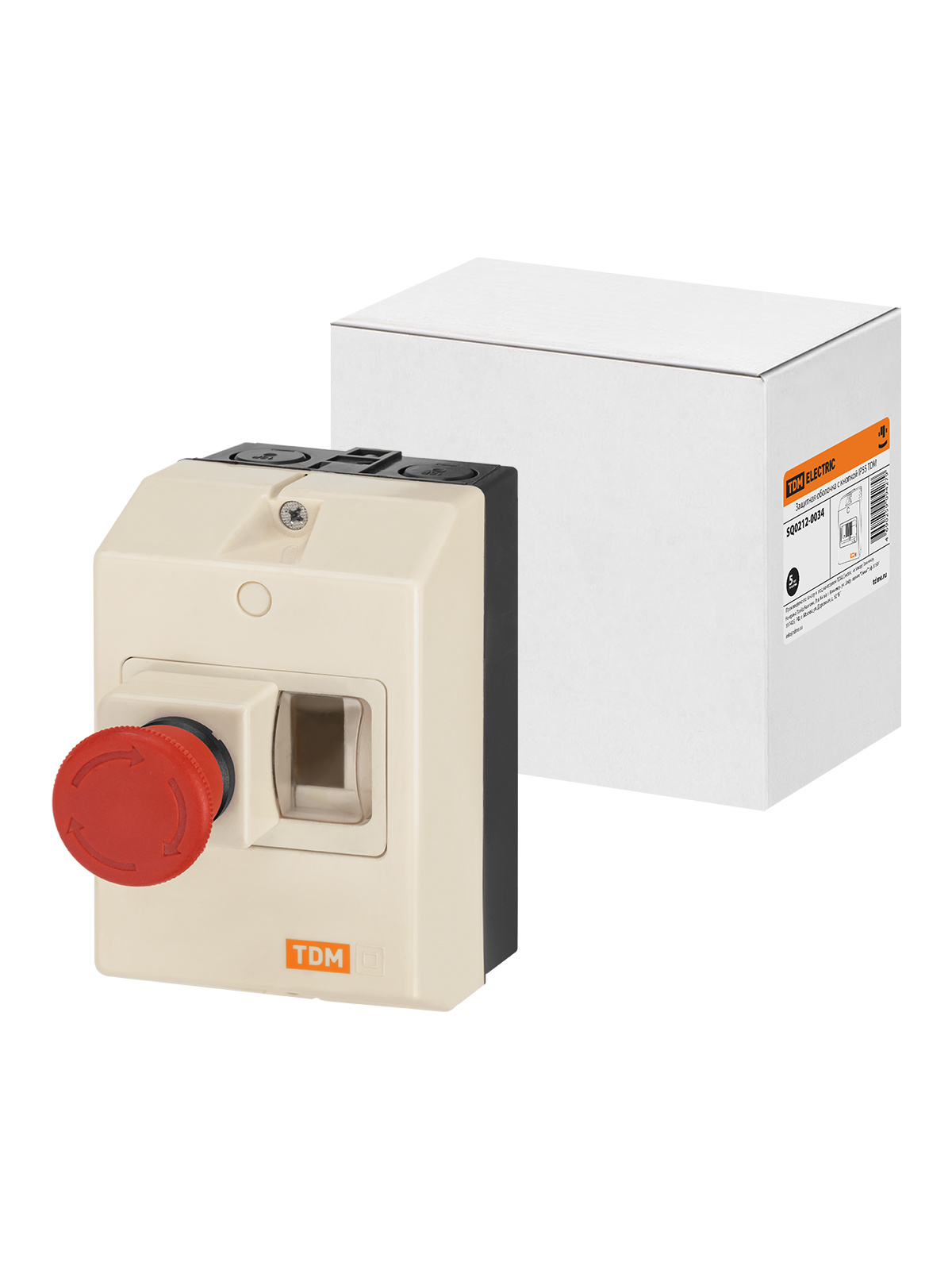 Carcasă de protecție pentru ПРК32 cu butonul "Stop" IP55 TDM
