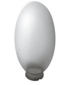 Difuzor bilă PMMA 160 mm fumuriu (șurub A 85) TDM