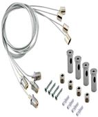 Set de montaj (pentru montaj suspendat, cabluri 1,5 m) pentru panouri ultra-subțiri, Народный