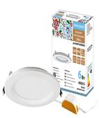 Lumină ultra subțire încastrabilă cu LED "Downlight NARODNY" SVO p (alb) 6W 6000K(SQ0329-0526)