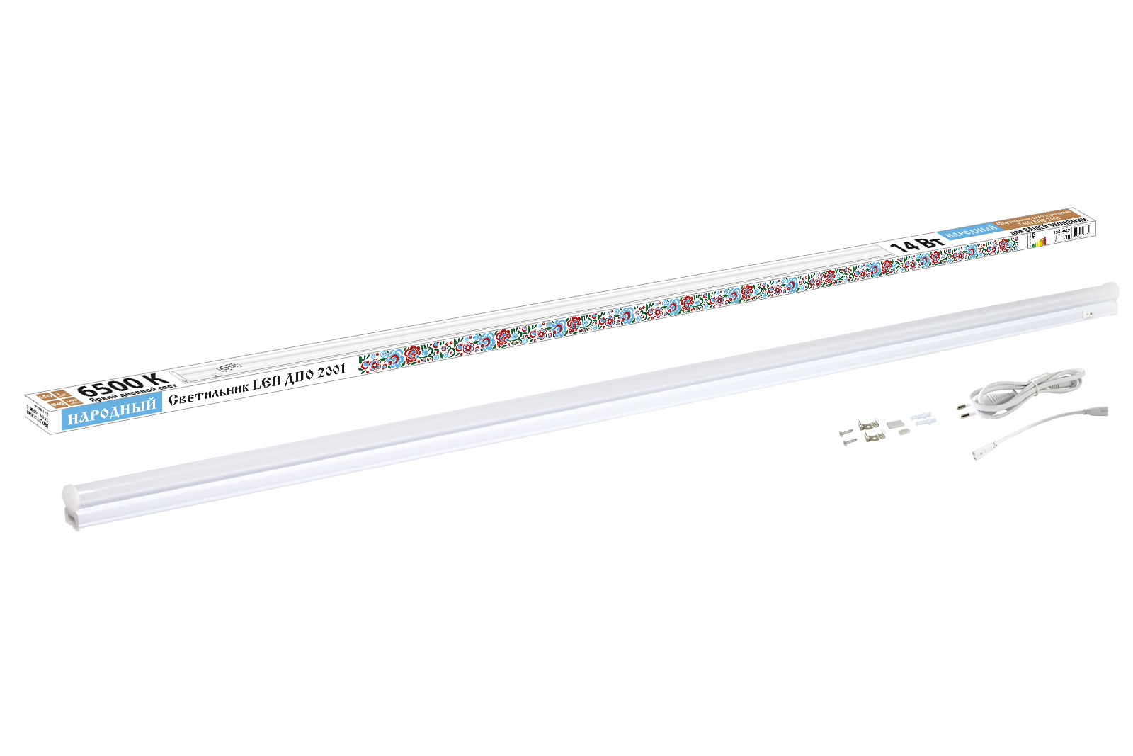 Светильник LED ДПО 2001 14 Вт, 6500К, IP40, Народный(SQ0329-0854)