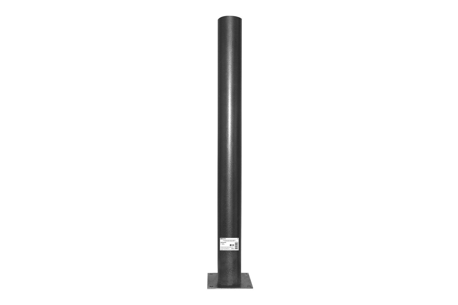 Stâlp metalic pentru grădină-parc, h=1200 mm, culoare argint metalic, TDM