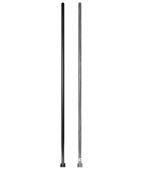Stâlp metalic pentru grădină/parc, h=1800 mm, d=57 mm, culoare negru TDM(SQ0330-0424)