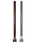 Stâlp metalic pentru grădină/parc, h=600 mm, d=57 mm, culoare cupru TDM(SQ0330-0425)
