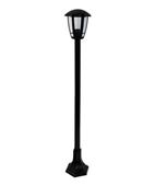 Lumină de grădină-parc "CITY" NTU 07-60-004 U1 6-grilă pe stâlp h=1120 mm negru TDM