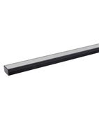 Profil de aluminiu montat negru 1612 (2 m), difuzor mat, 2 capete, 3 accesorii(SQ0331-0492)