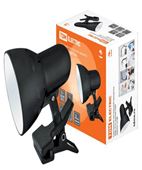 Lampa de masă clemă 40W, E14 negru TDM(SQ0337-0108)