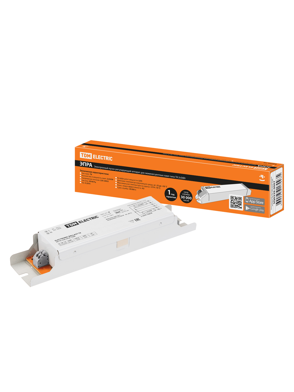Aparat electronic de pornire-reglare EB-T8-236-EA2С TDM