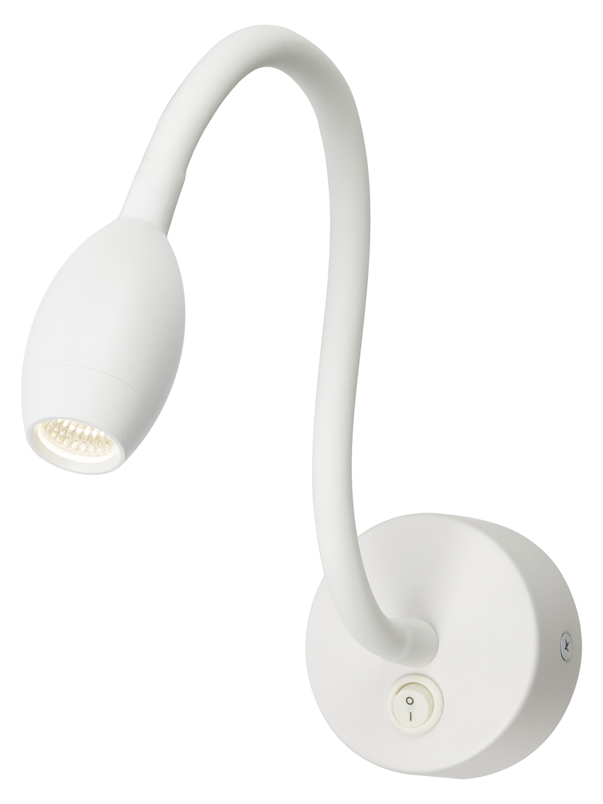 Spot pe bază flexibilă СГС-02, 3 W, COB, 270 lm, 4000 K, IP20, „Erika”, cu oprire, alb, TDM