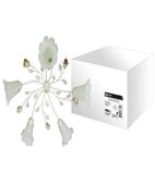 Lustru NSB-02-02-5x40 „Junona” alb cu aur 5x40W E14 TDM(SQ0370-0013)
