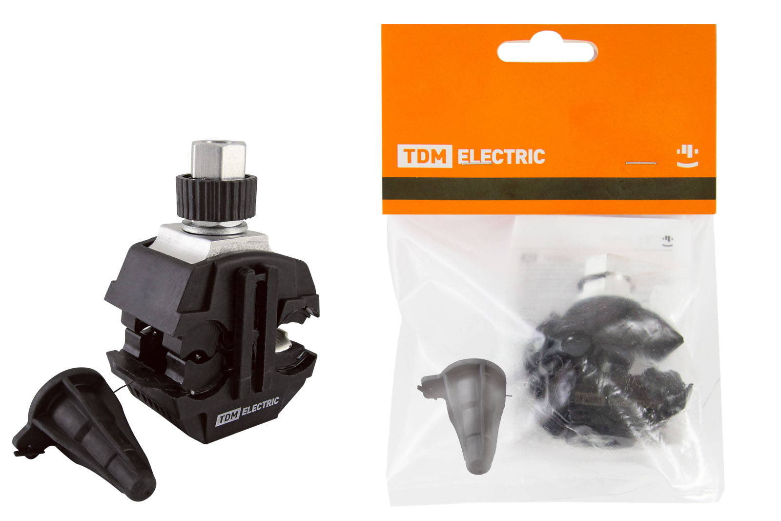 Clemă hermetică pentru ramificație de la conductor neizolat ZGONP 16-120/16-35 (N640) ambalaj cu amănuntul TDM