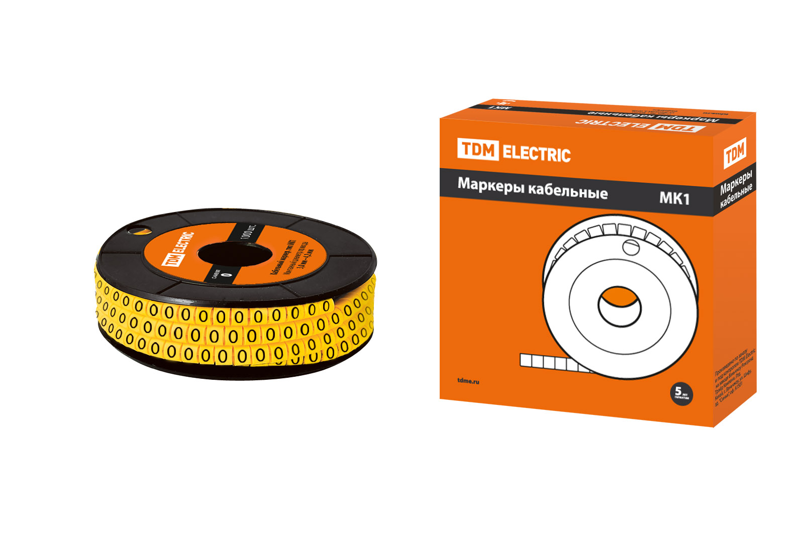 Маркер МК1 - 2,5мм символ "0" 1000шт/ролл TDM(SQ0511-0015)