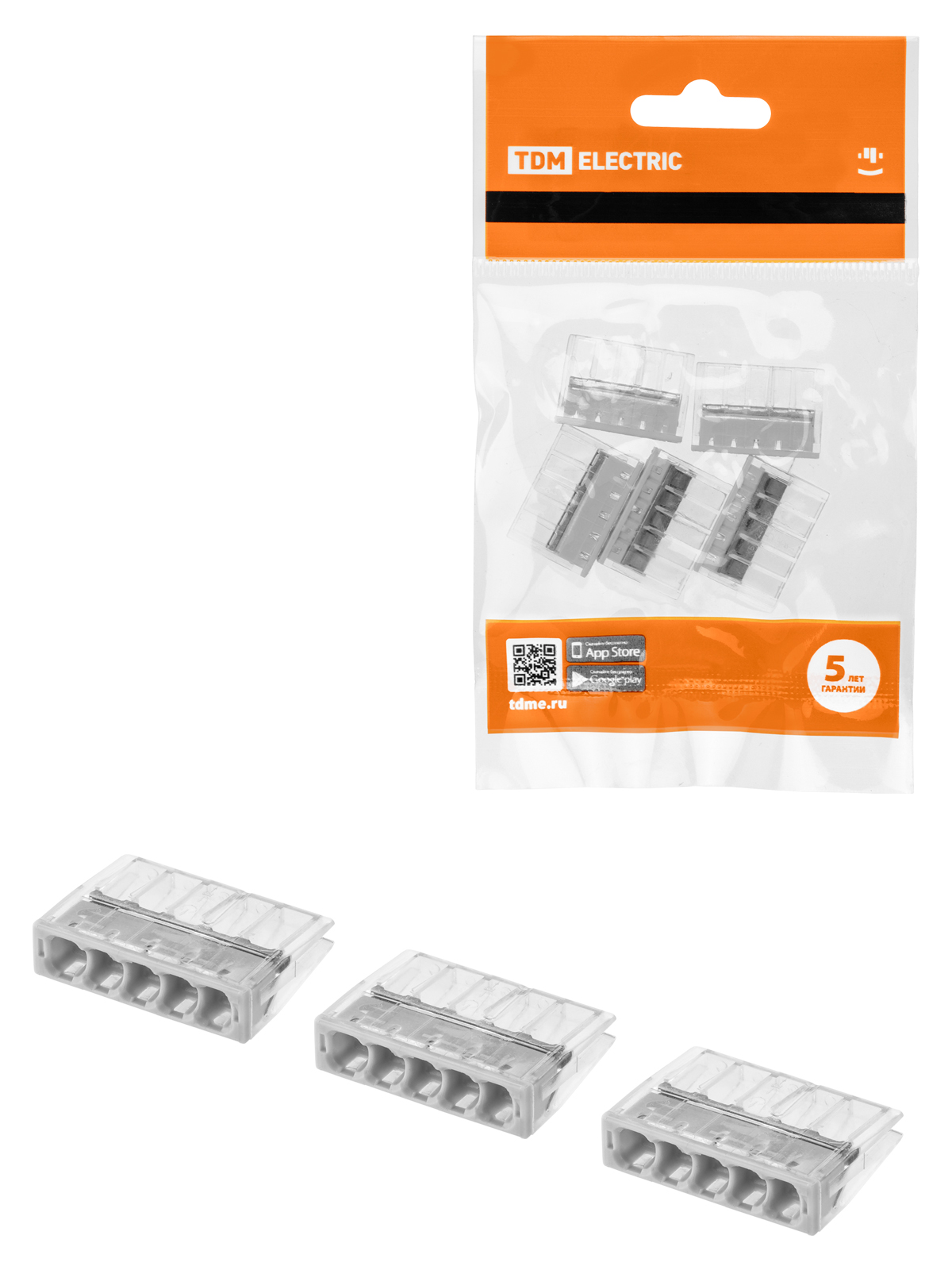 Clema de construcție și montaj КБМ-2273-235 (2,5мм2) cu pastă (5 шт/упак) TDM