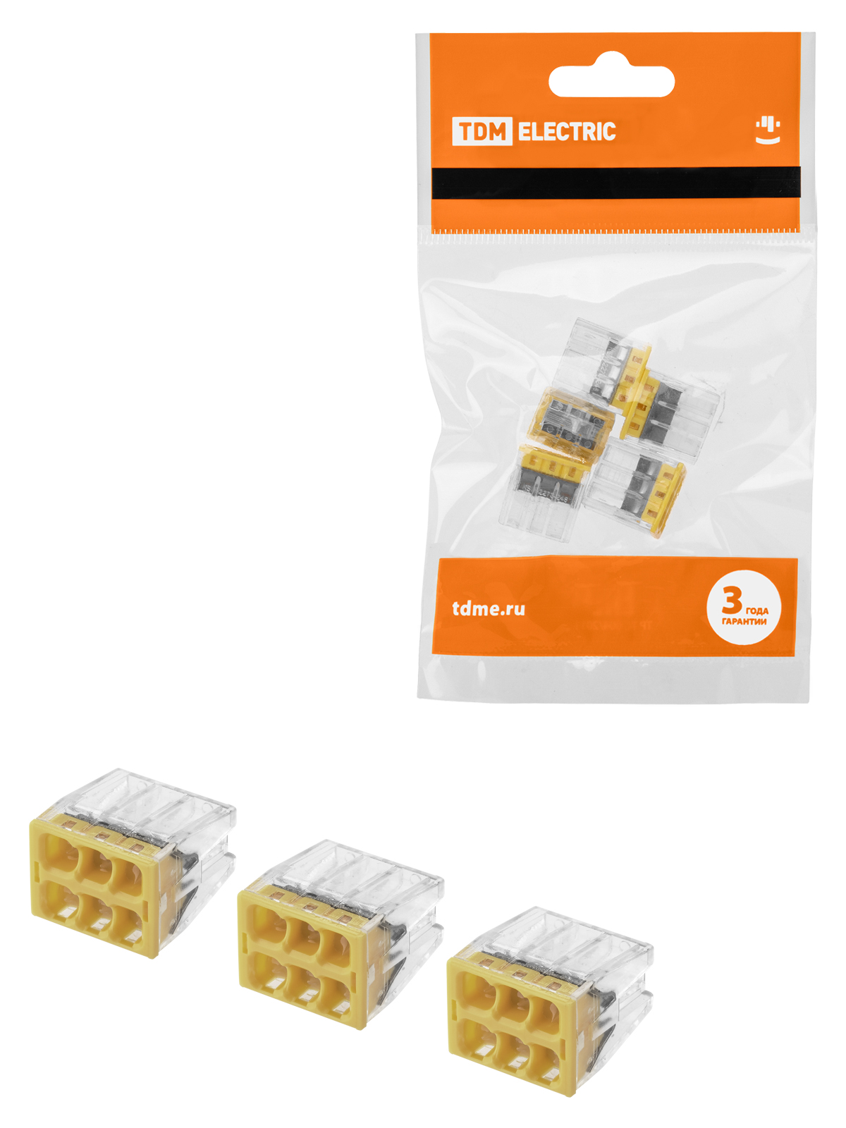 Clema de construcție și montaj КБМ-2273-246 (2,5мм2) cu pastă (5 шт/упак) TDM