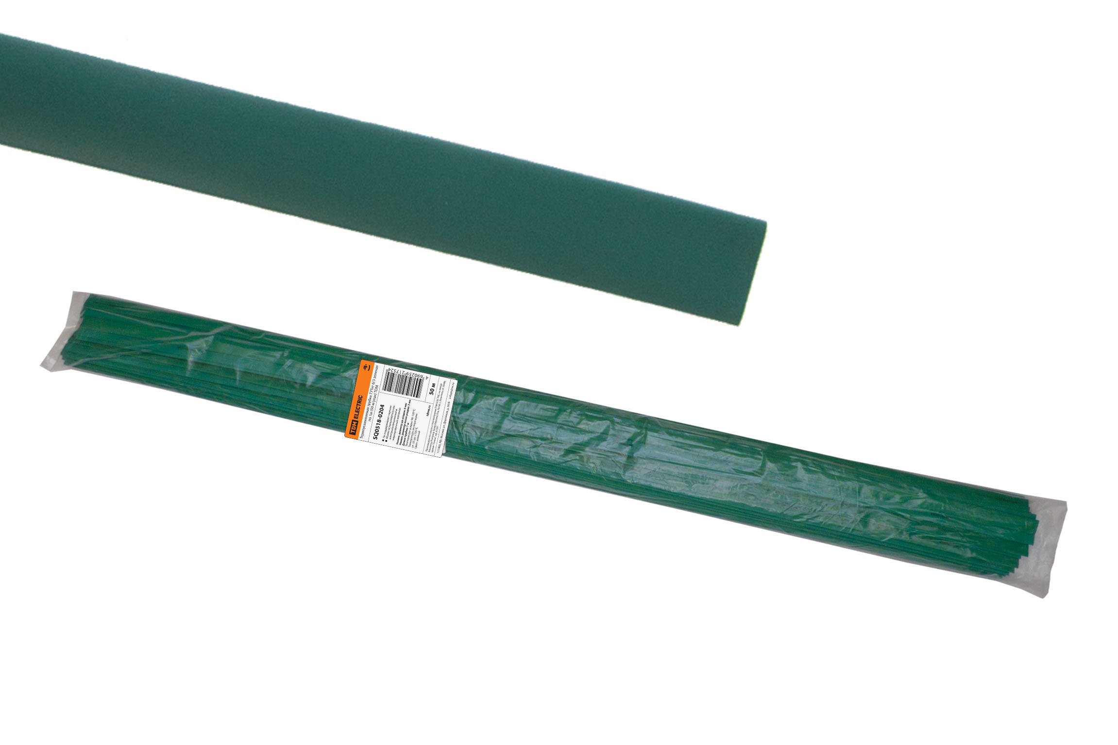 Tub termocontractabil TUTng 6/3 verde pe 1m (50 m/pachet) TDM