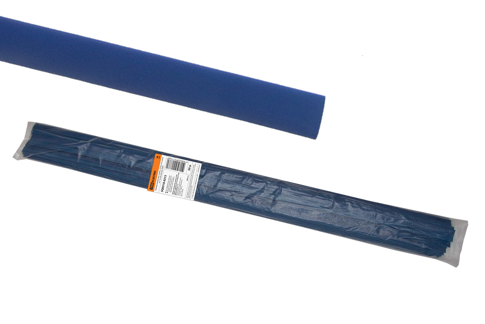 Tub termocontractabil ТУТнг 8/4 albastră de 1 m (50 m/pachet) TDM