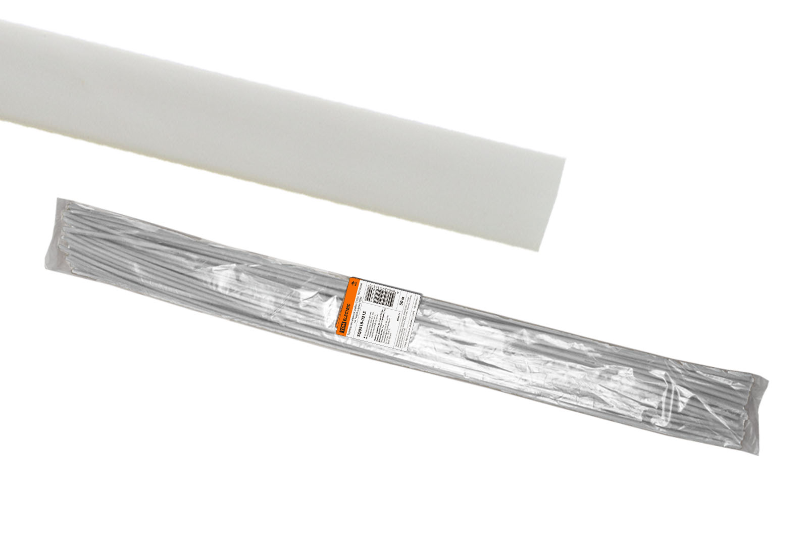 Tub termocontractabil ТУТнг 10/5 albă la 1m (50 m/pachet) TDM
