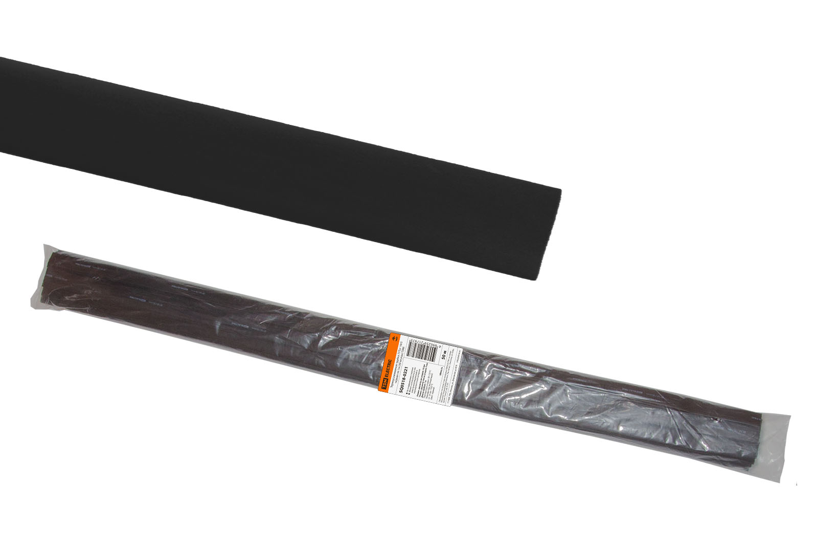 Tub termocontractabil ТУТнг 10/5 neagră la 1m (50 m/pachet) TDM