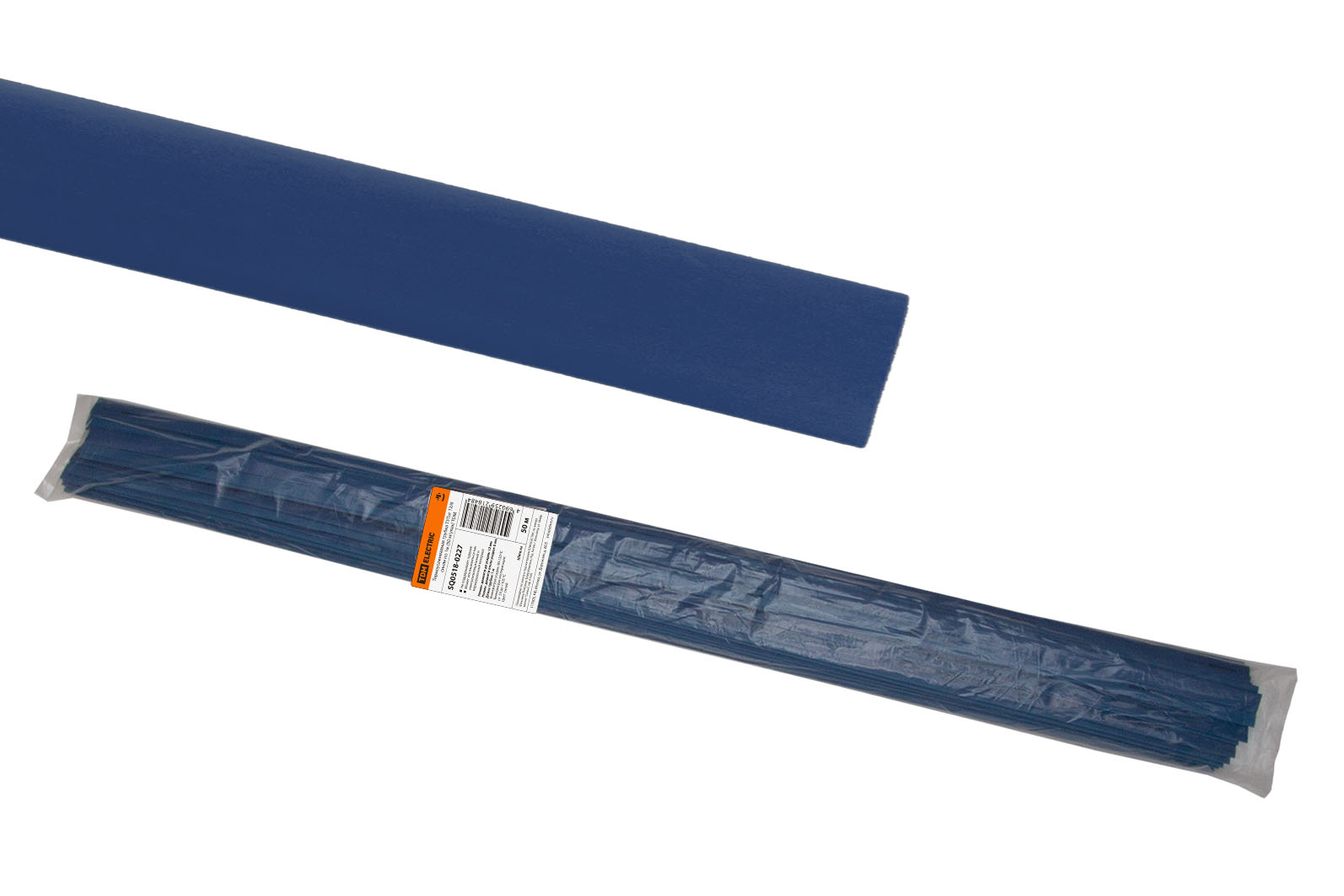 Tub termocontractabil ТУТнг 12/6 albastră la 1m (50 m/pachet) TDM
