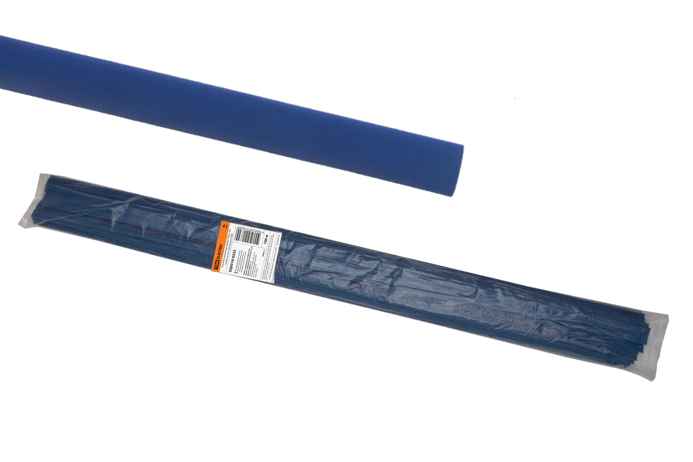 Tub termocontractabil TUTng 4/2 albastră pe 1m (100 m/pachet) TDM