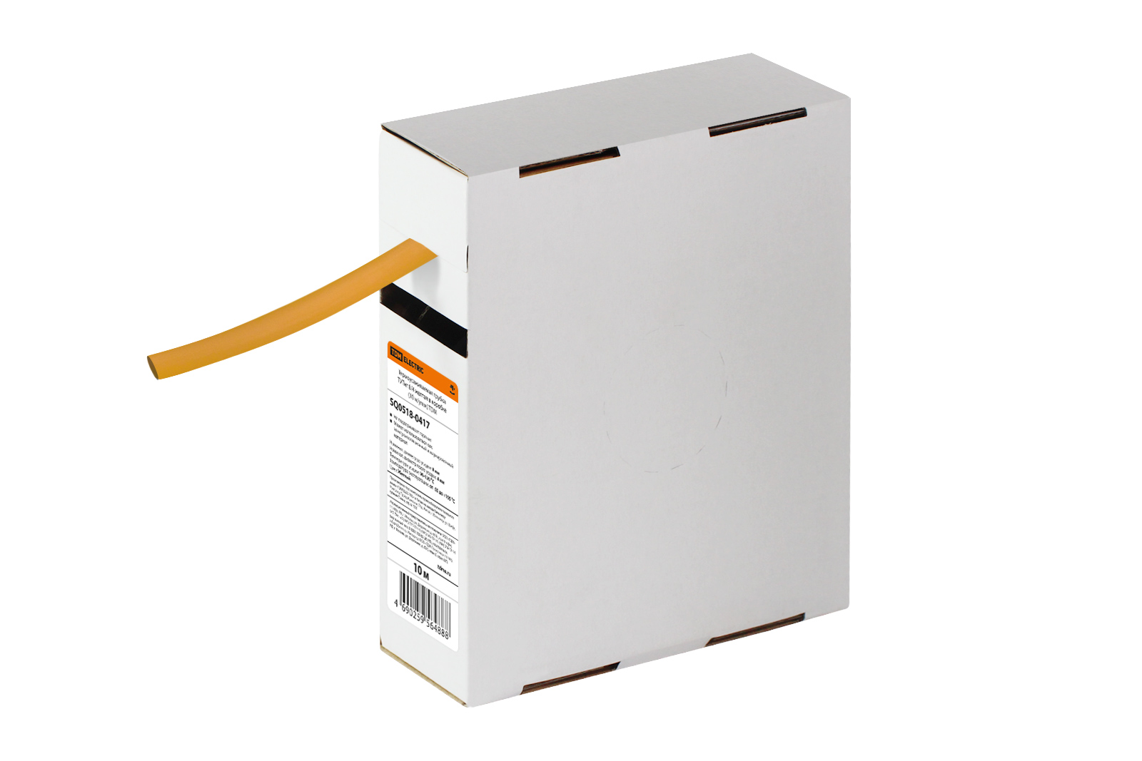 Tub de termocontracție ТУТнг 8/4 galben în cutie (10 m/pachet) TDM