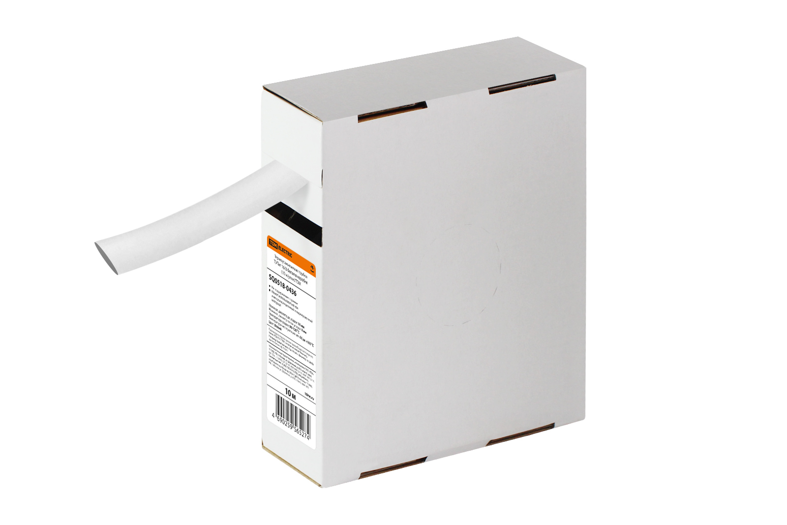 Tub termocontractabil TUTng 16/8 albă în cutie (10 m/pachet) TDM