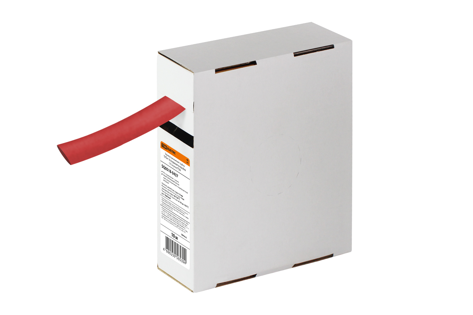 Tub termocontractabil TUTng 16/8 roșie în cutie (10 m/pachet) TDM