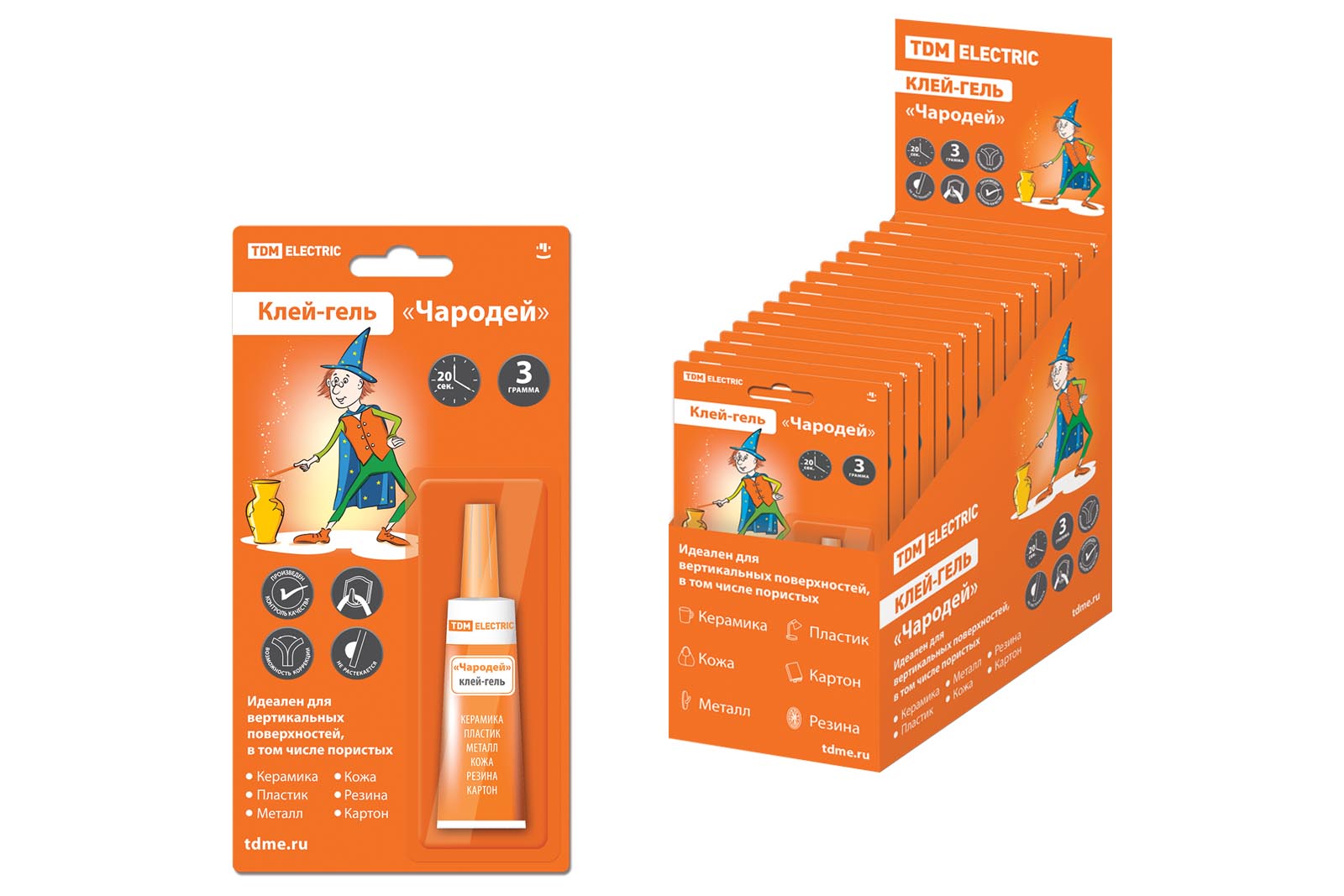 Superlipiciu gel "Vrăjitor" 3 g/show-box TDM(SQ0542-0011)