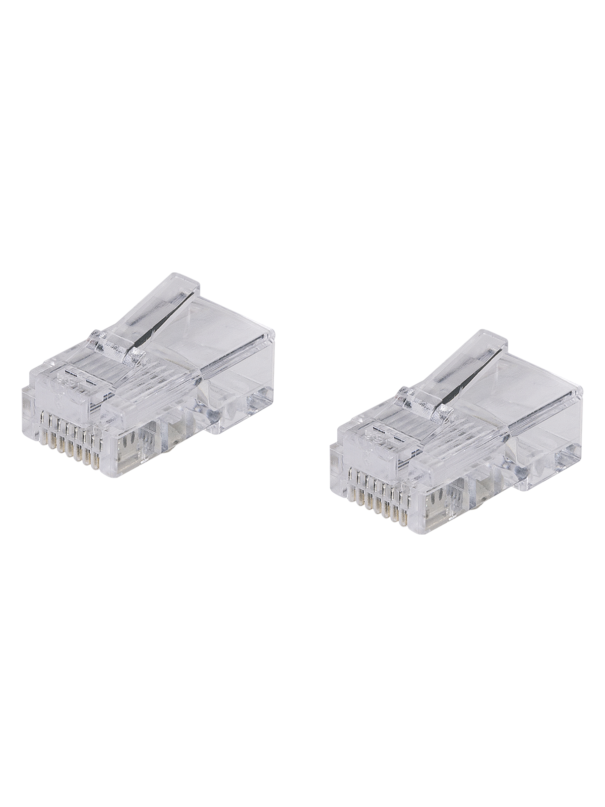 Разъем RJ-45 UTP для кабеля кат. 5Е, 8P8C (2 шт), TDM(SQ0561-0028)