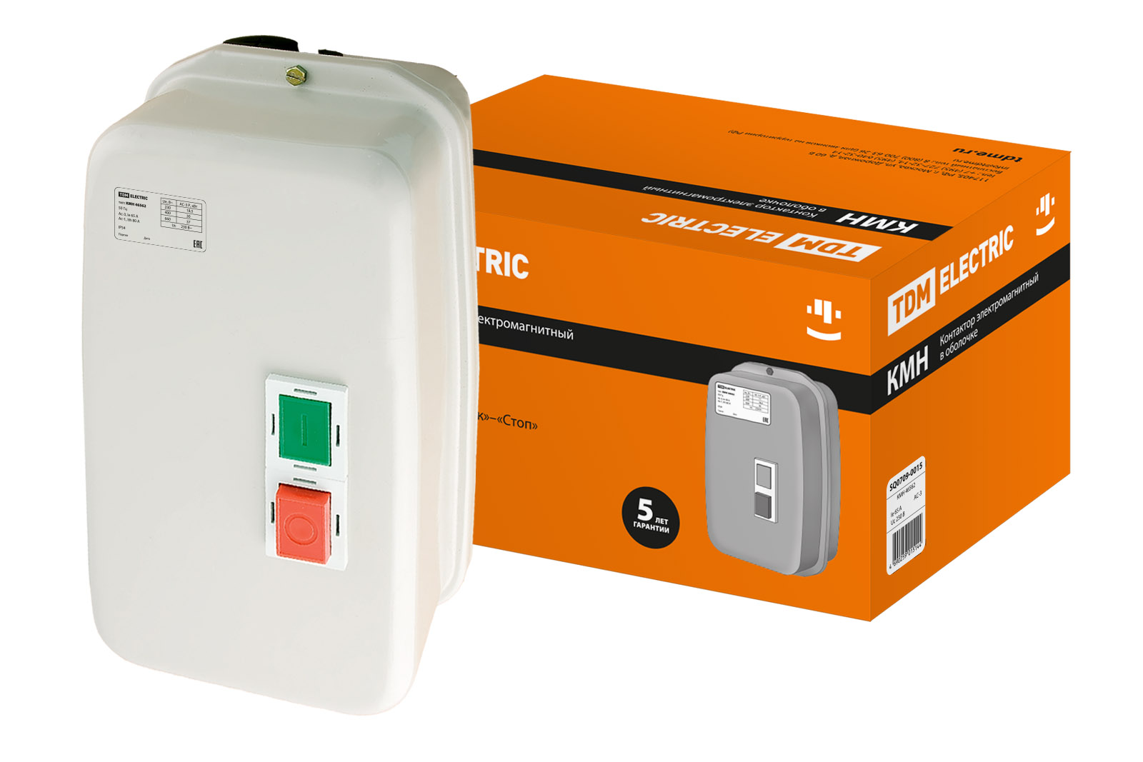 КМН46562 65А в оболочке Ue=220В/АС3 IP54 TDM(SQ0709-0015)