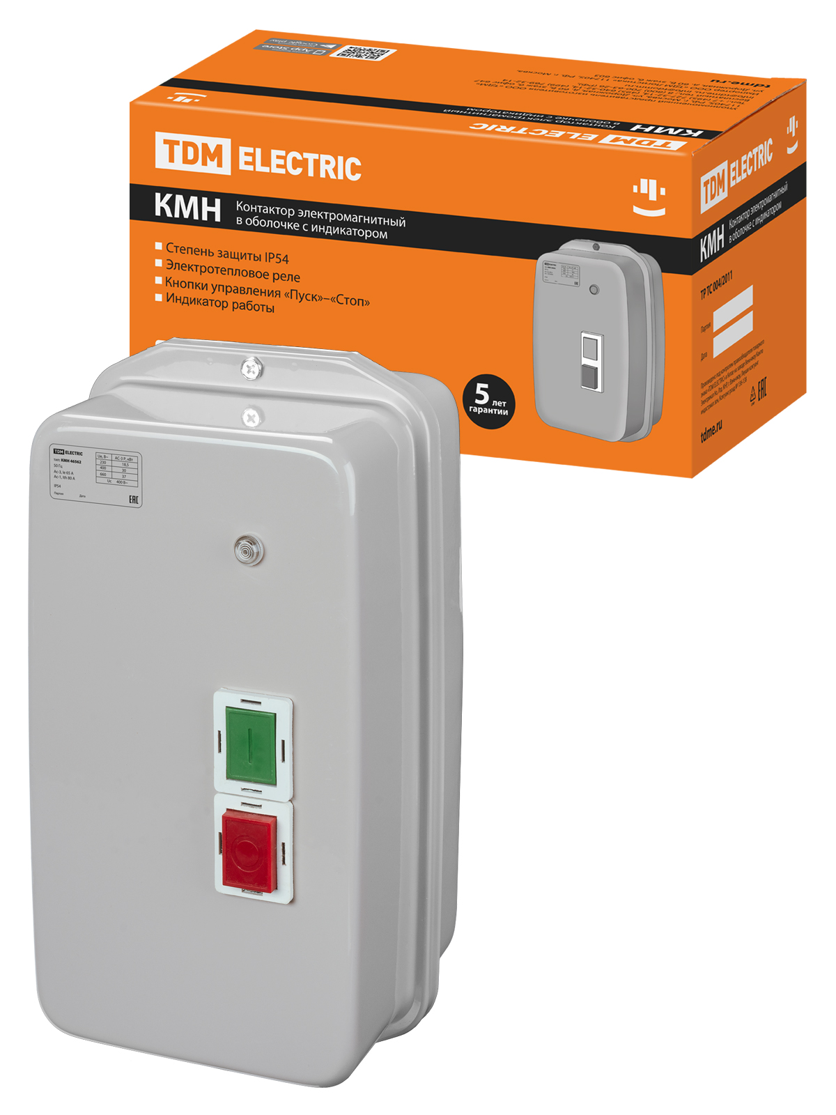 КМН46562 65А în carcasă cu indicator Ue=380В/АС3 IP54 TDM