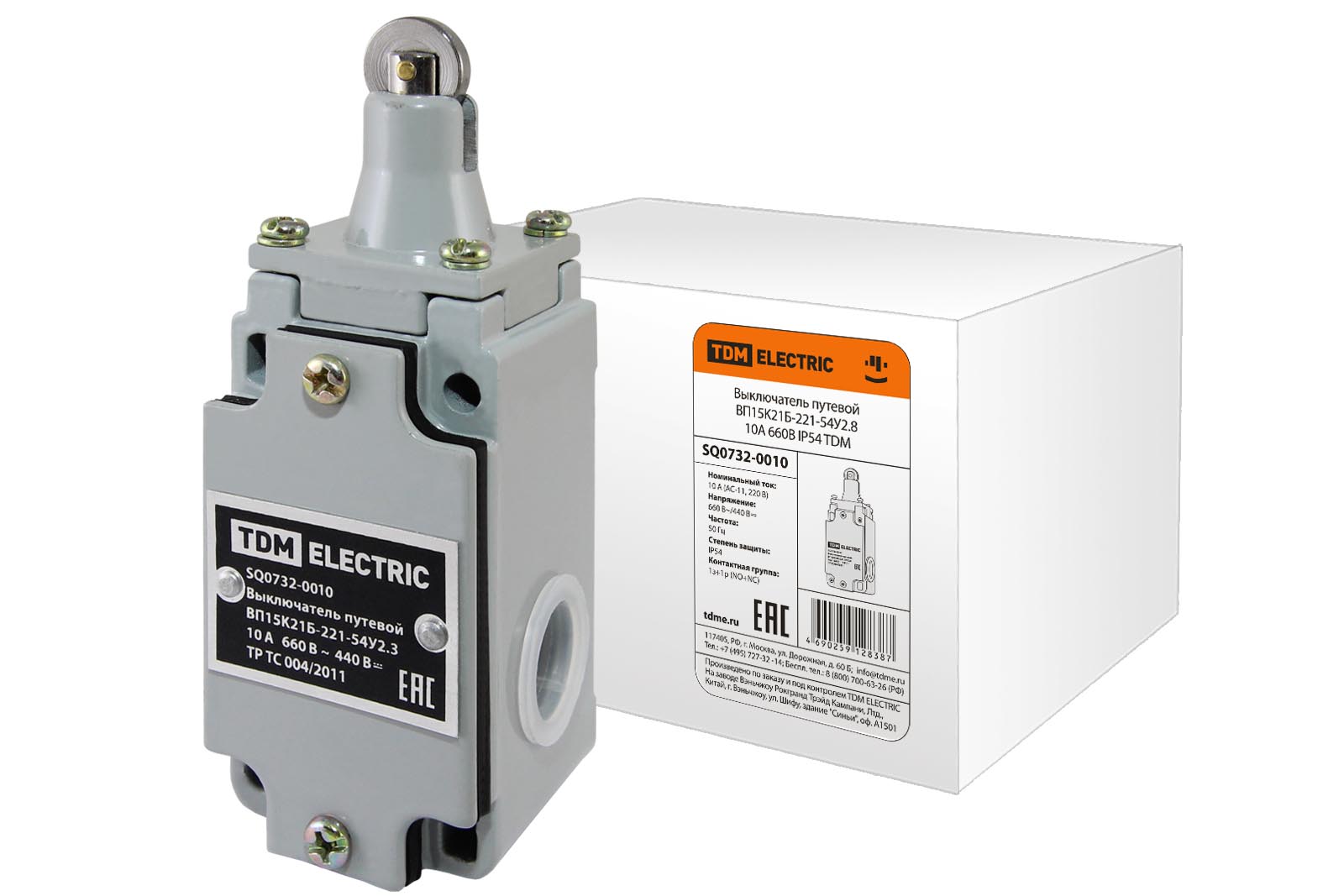 Comutator feroviar VP15K21B-221-54U2.8 10A 660V IP54 TDM