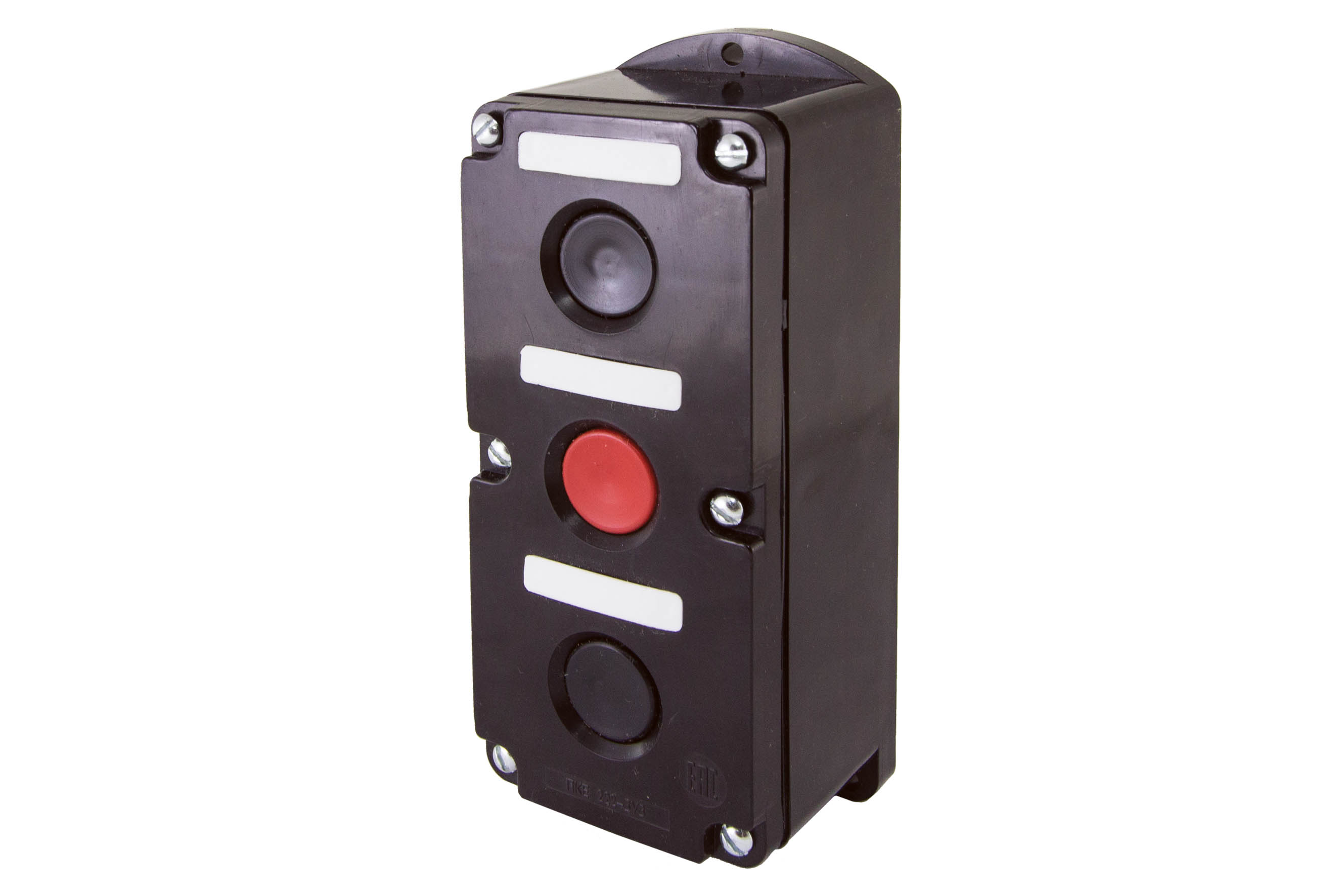 ПКЕ 222-3 У2, красная и две черные кнопки, IP54 TDM(SQ0742-0009)