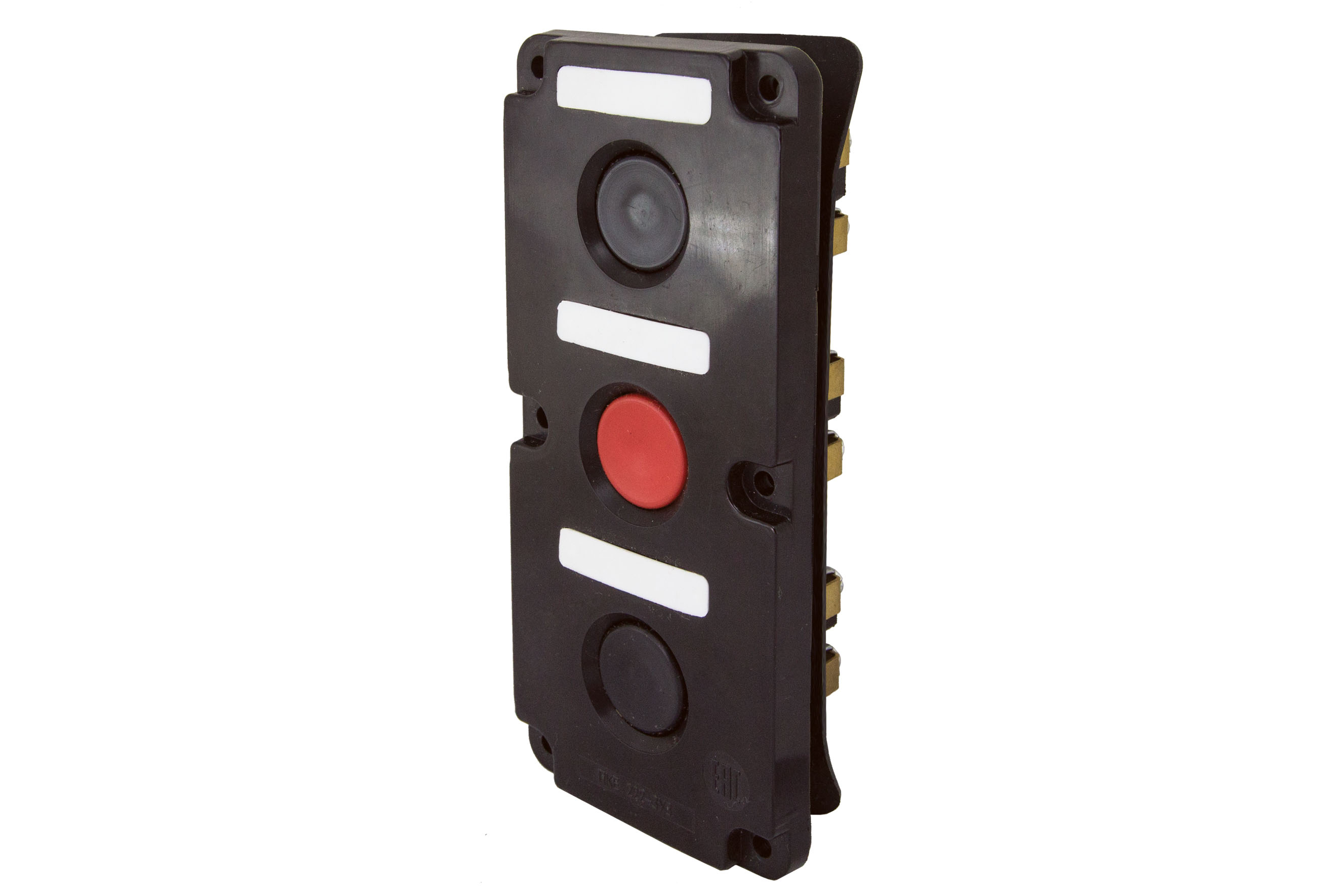 ПКЕ 122-3 У2, червона і дві чорні кнопки, IP54 TDM