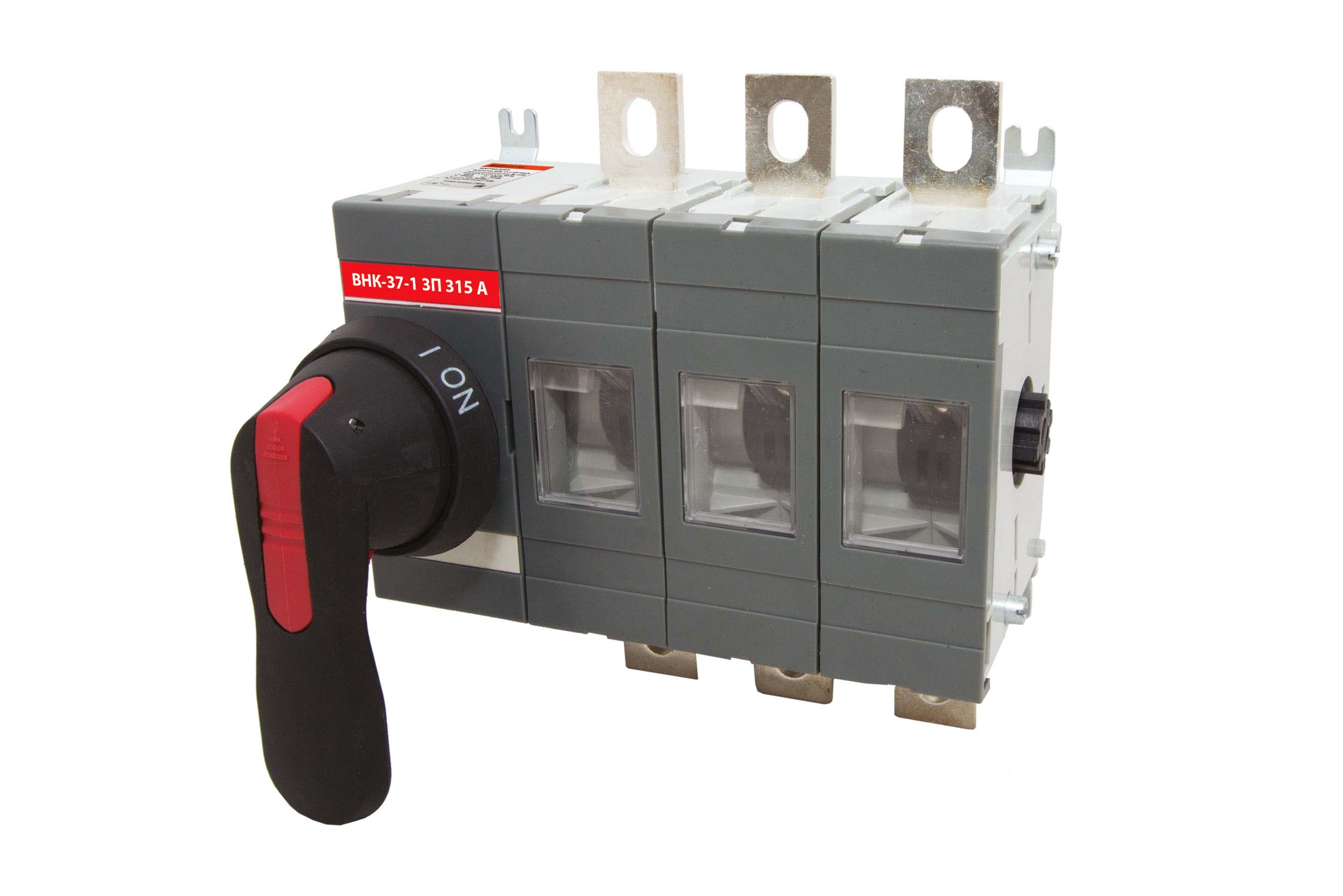 Comutator VNK-37-1 3P 315A cu mâner frontal de control instalat TDM