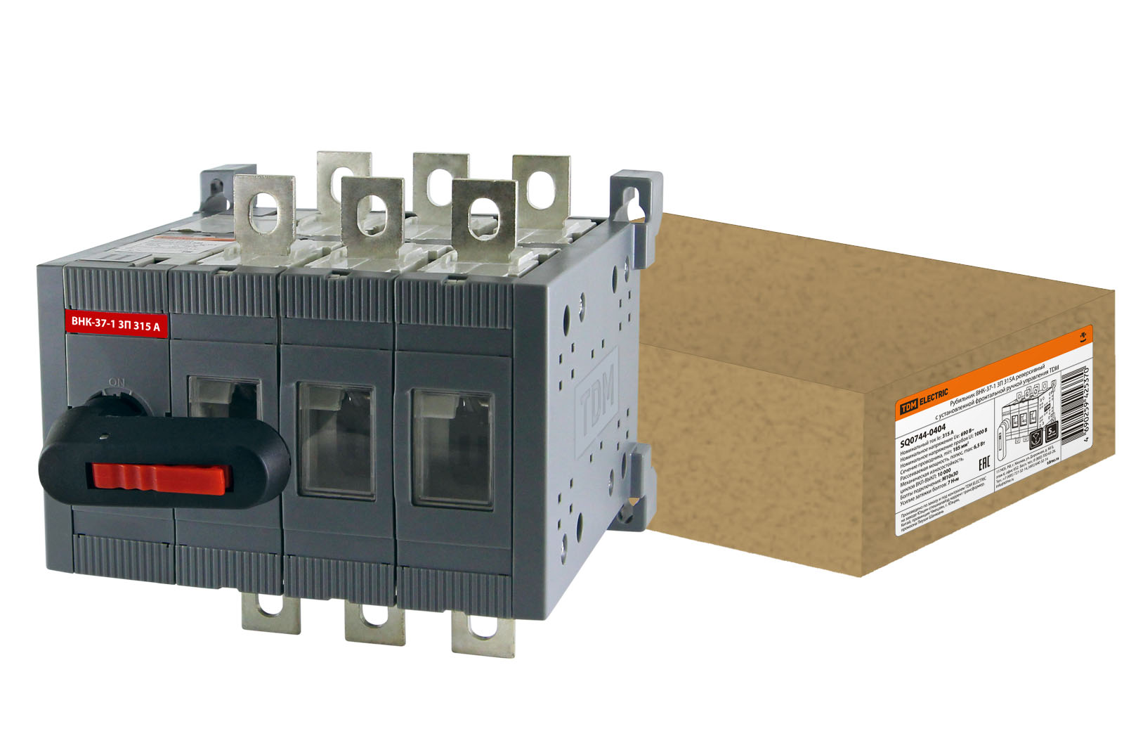 Comutator VNK-37-1 3P 315A reversibil TDM