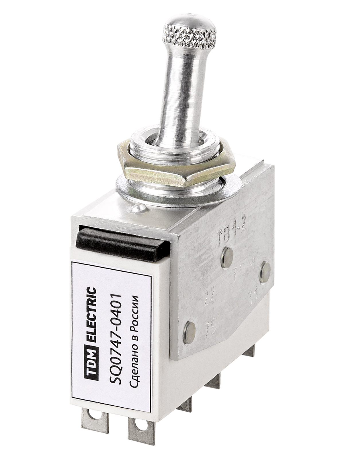 Comutator-deglizor TV1-2 2P 250 V 5 A (8c) ON-OFF cu fixare (2z+2r) TDM