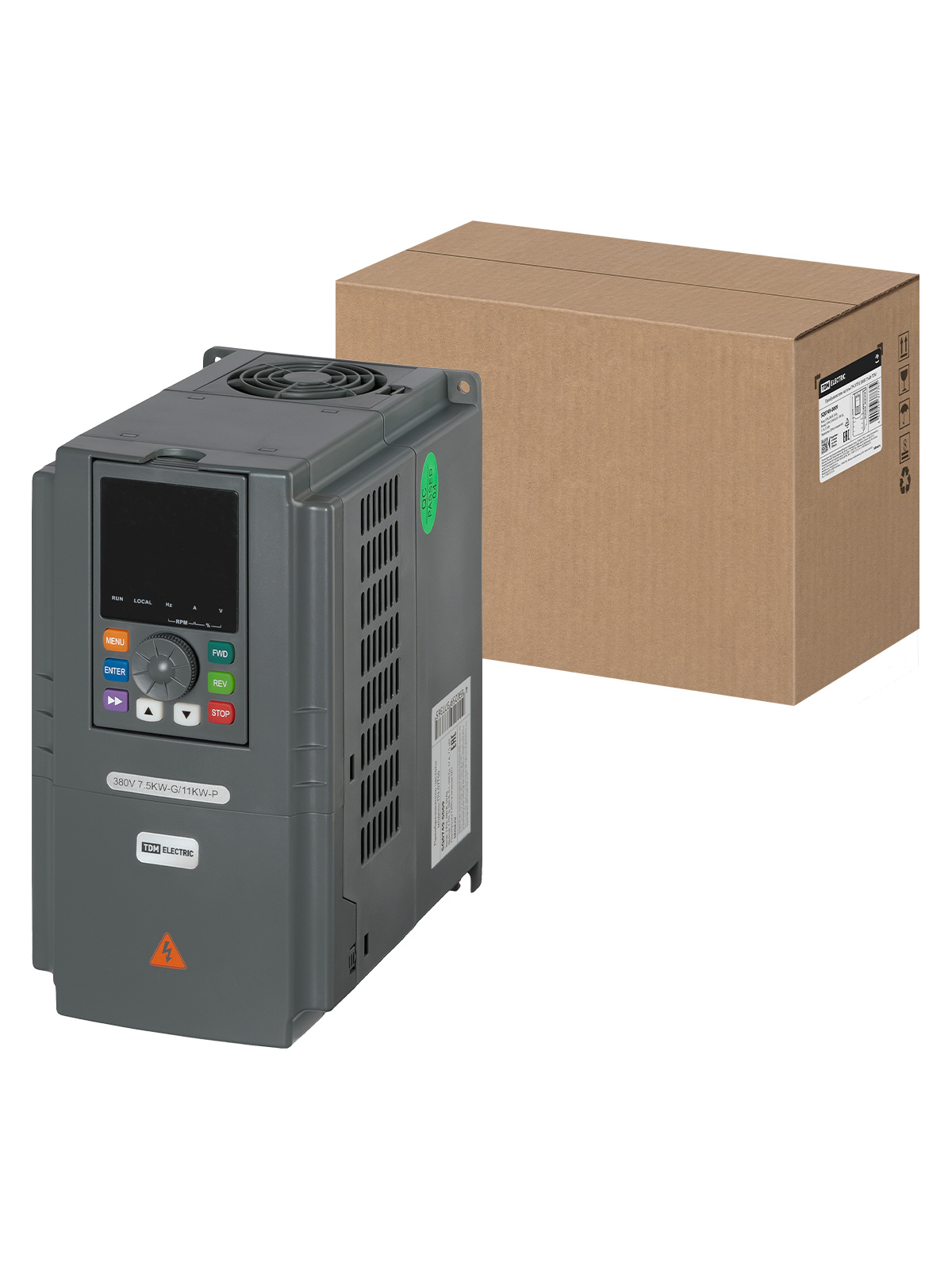 Перетворювач частоти ПЧ-07T50 380В 7,5кВт TDM