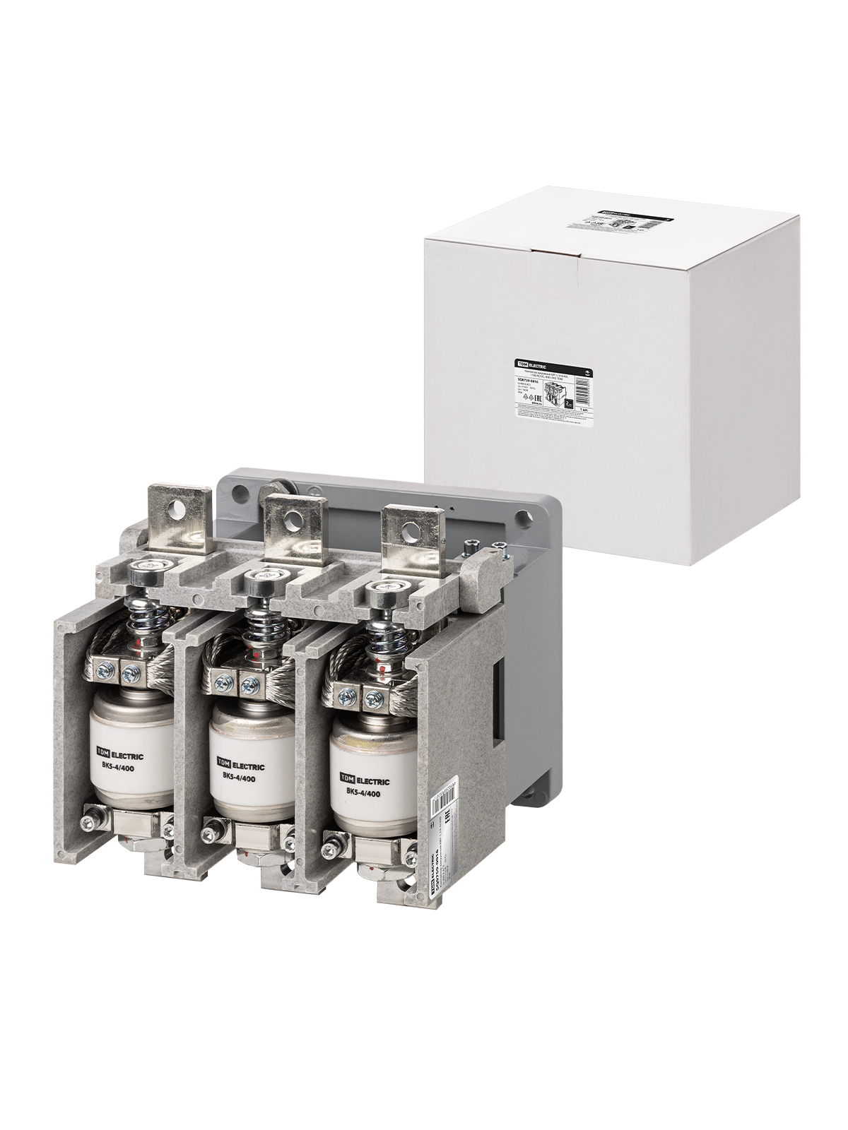 Вакуумний контактор КВТ-1,14-4/400, 110В AC/DC, 4НО+3НЗ TDM