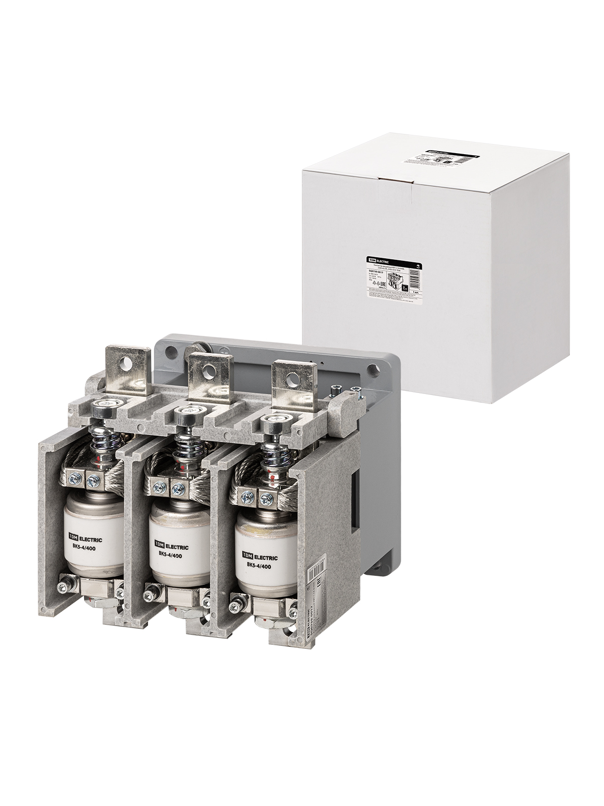 Вакуумний контактор КВТ-1,14-4/400, 220В AC/DC, 4НО+3НЗ TDM