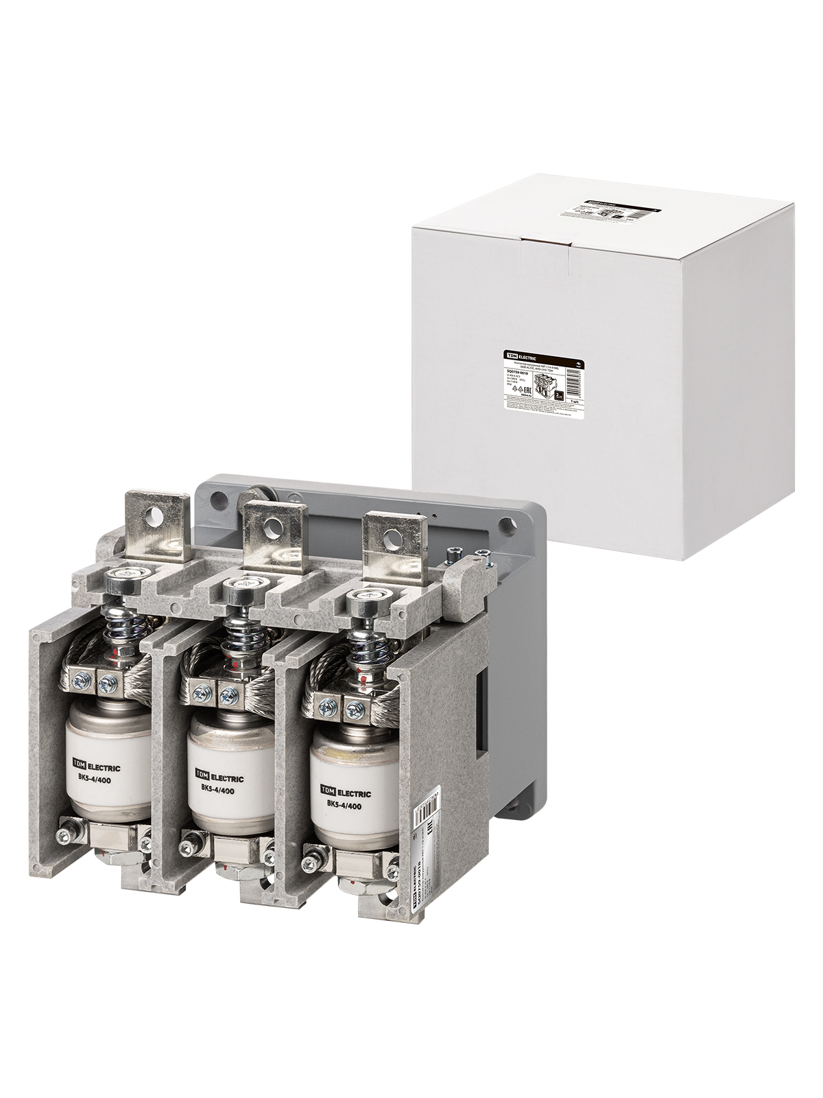 Вакуумний контактор КВТ-1,14-4/400, 380В AC/DC, 4НО+3НЗ TDM
