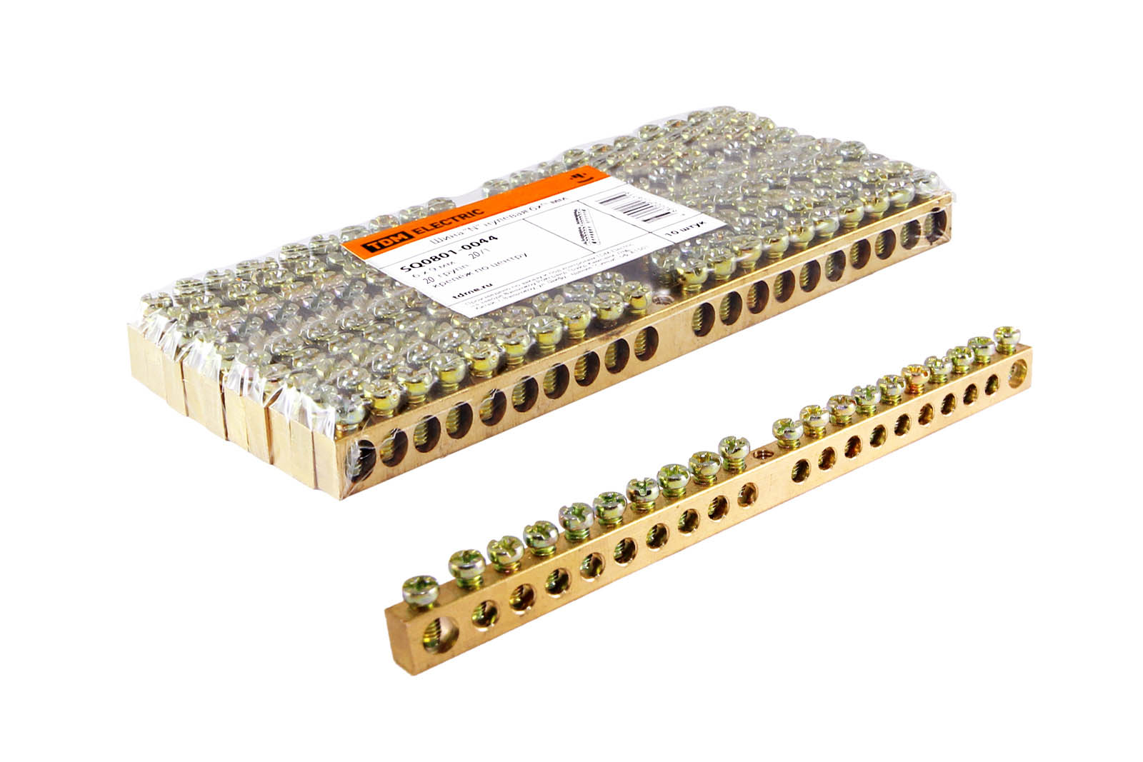 Șină "N" nulă 6x9mm 20/1 (20 grupuri/fixare la centru) TDM