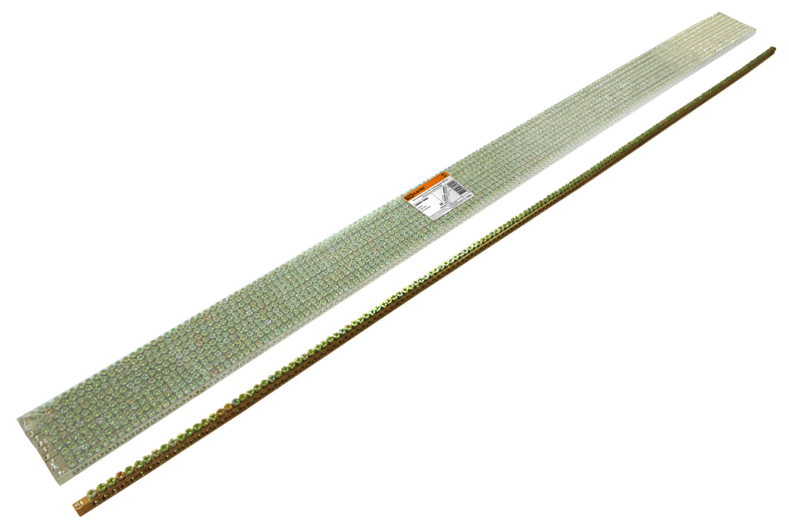 Șină de împământare ŞZ 168-2 6x9mm de cupru 1000 mm (168 grupuri/fără fixare) TDM