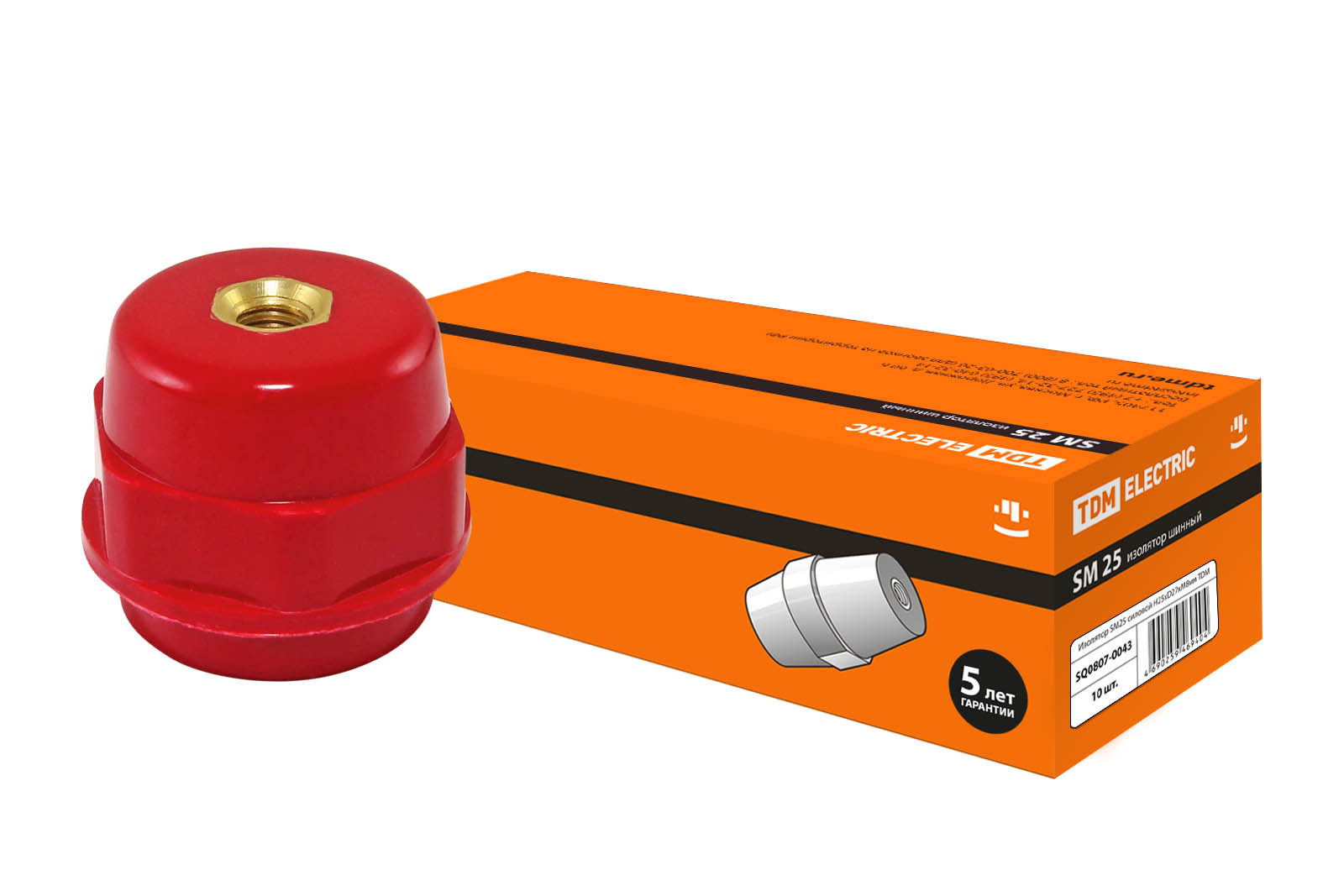 Ізолятор SM25 силовий Н25хD27хМ8мм TDM