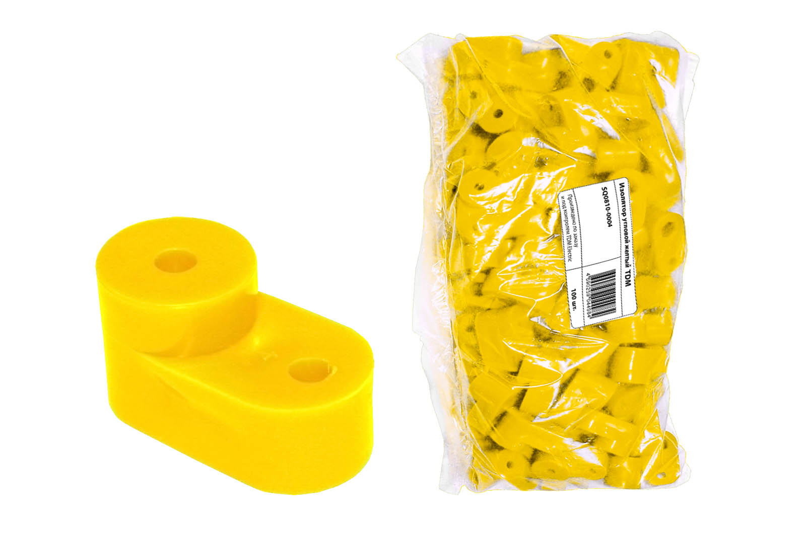 Изолятор угловой желтый TDM(SQ0810-0004)