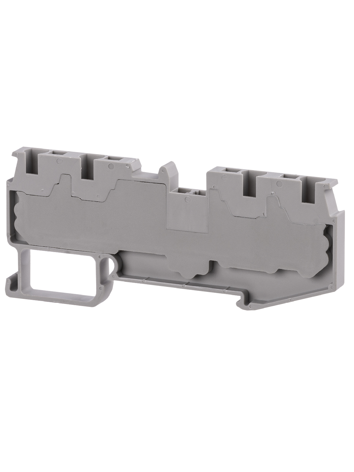 Clema de borne fără șurub ZKB de prindere rapidă 4 ieșiri 2,5 mm2 24 A gri (Ph-C PT 2,5-QUATTRO) TDM