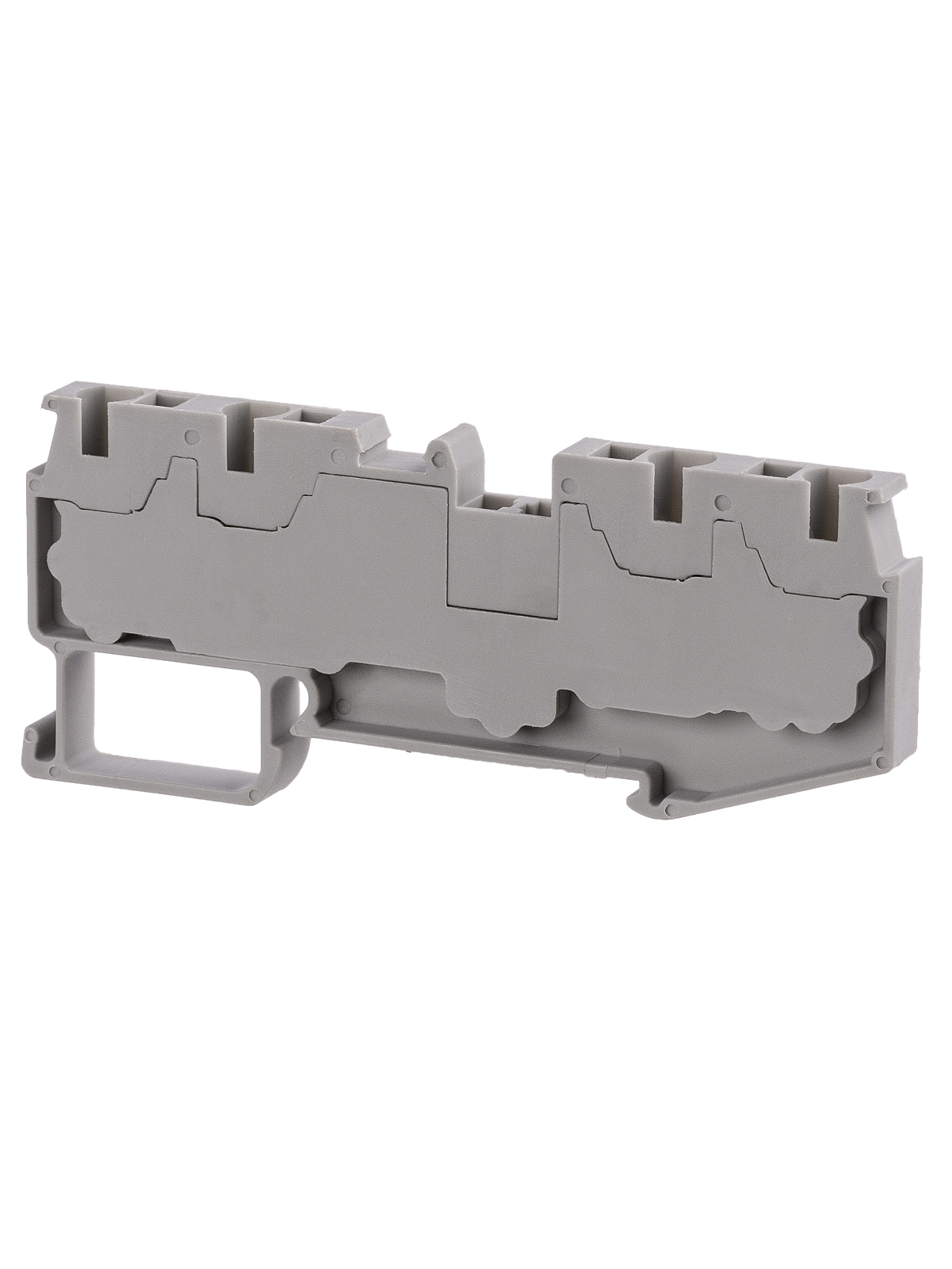 Clema de borne fără șurub ZKB de prindere rapidă 4 ieșiri 4 mm2 32 A gri (Ph-C PT 4-QUATTRO) TDM